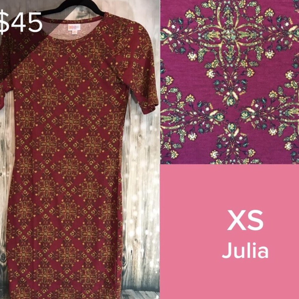 LulaRoe Julia dress leggings material